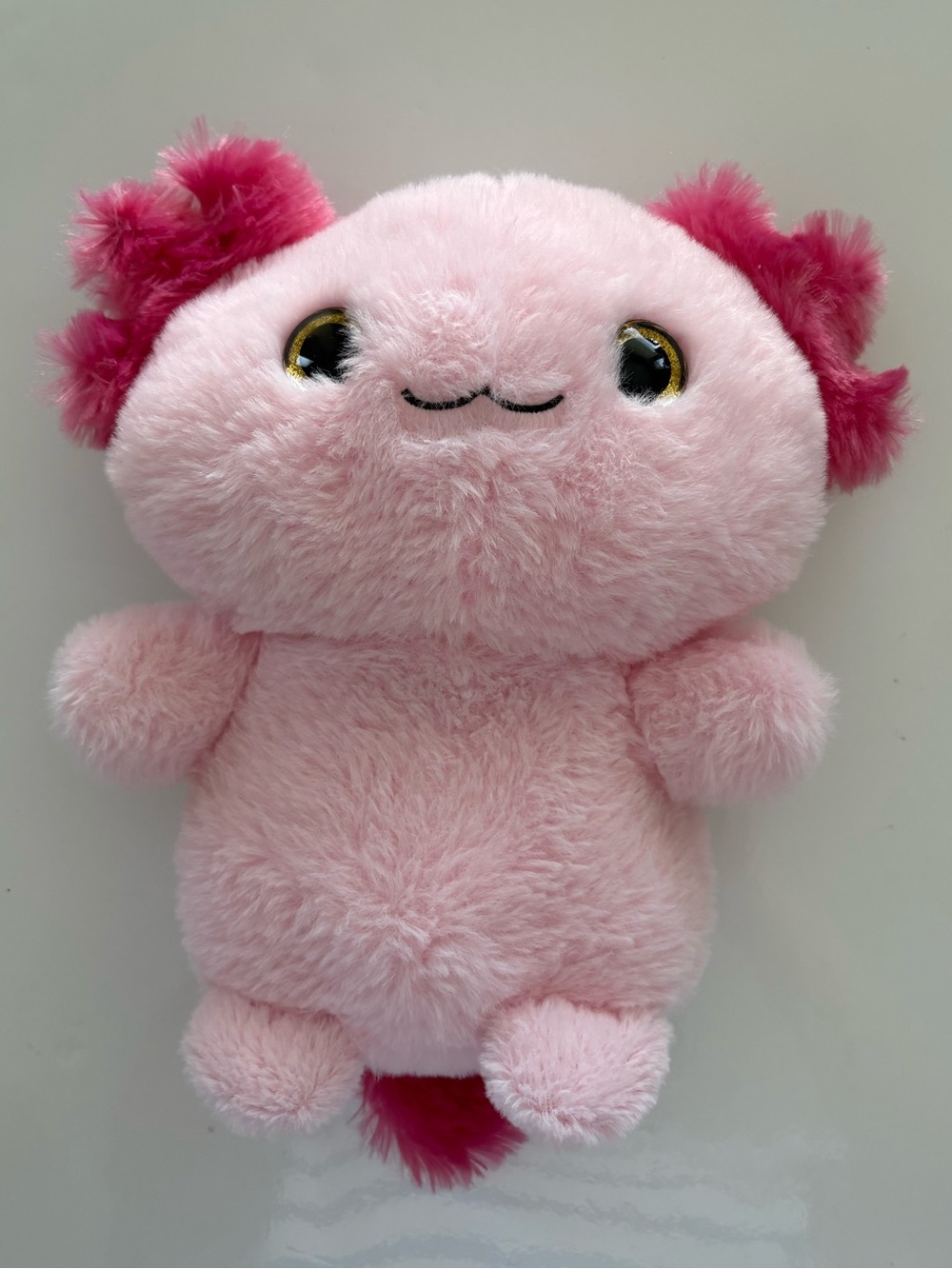 Kellytoy Plush Pink Axolotl Stuffed Pet Toy - Soft Plush Companion Like new